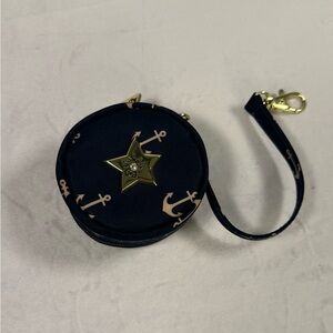 Navy Blue Anchor Print Paci pod
